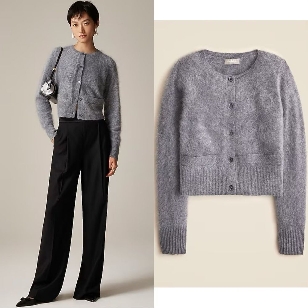 J. Crew Gray Women's Cardigan Sweater